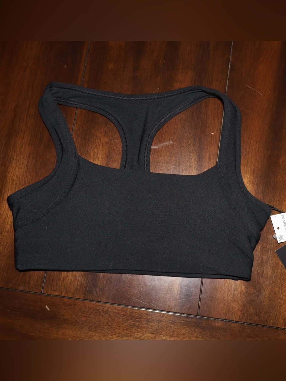 Abercrombie & Fitch Black Racerback Sports Bra